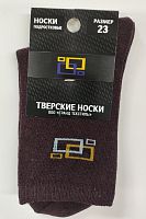 Носки подрост. "Ромб" HB058 BROWN
