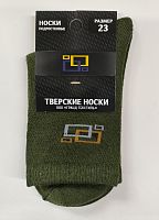 Носки подрост. "Ромб" 131 т.хаки